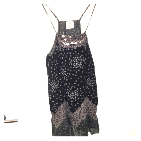 Free People Patchwork Slip Dress | XS - Picture 1 of 6